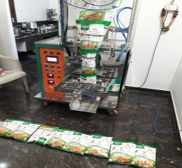 Fully Automatic Pneumatic F.F.S. Machine Weigh Filling Method Idly Dosa Batter Packing Machine - SPEC 1D