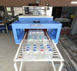  AUTOMATIC BOTTLE SLEEVE WRAPPING MACHINE
